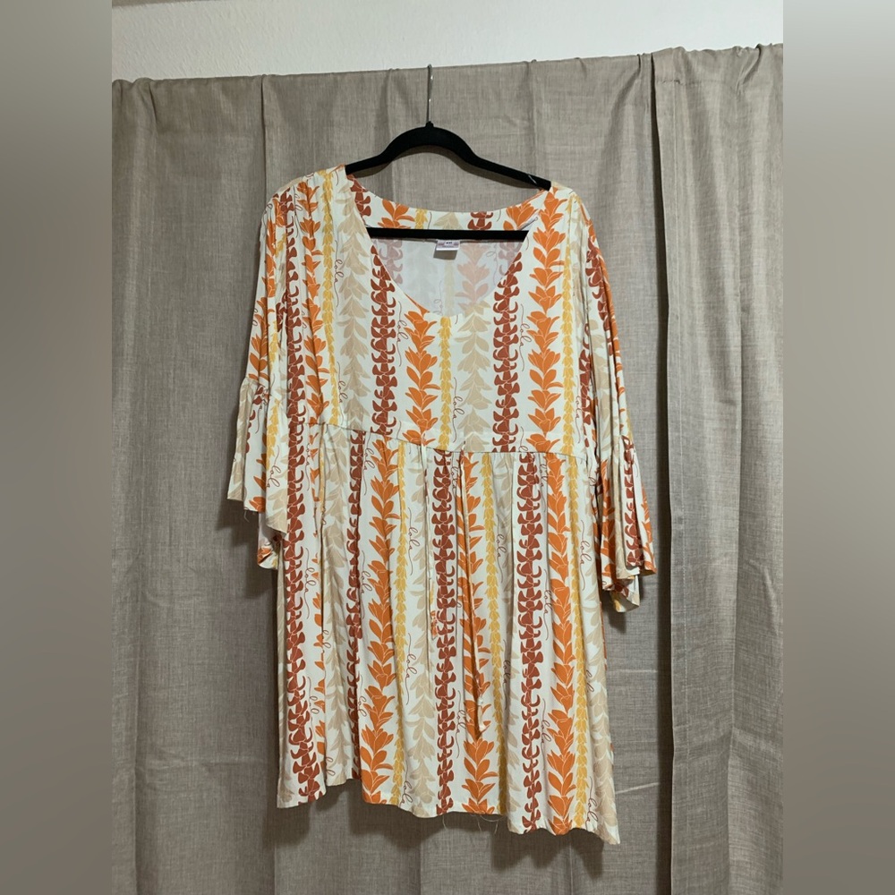 Simply Sister By Lola Babydoll Lei Top Size XXL